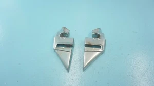 MERCEDES--BENZ  W113  230SL  250SL 280SL  , SOFT TOP HINGE  CHROME  COVER  PAIR - Picture 1 of 12