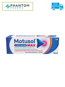 Motusol 2.32% w/w Gel Mac diethylamine- pain relief 30g - Picture 1 of 6
