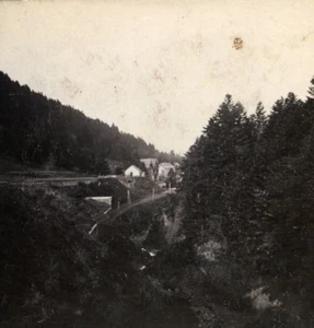 France Cantal Lioran Tunnel Old Stereo Stereoview Photo 1900 - Picture 1 of 3
