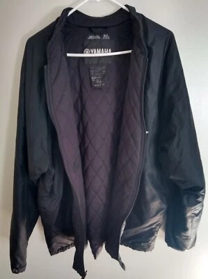 Yamaha RX-1 Jacket Coat Men's 3XL Reima Mid Layer Full Zip Polyester Black  - Image 1 of 4