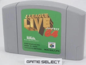 J. LEAGUE LIVE 64 J JAPAN NINTENDO 64 IMPORT NTSC-J JP JAP GIAPPONESE ORIGINALE - Picture 1 of 1