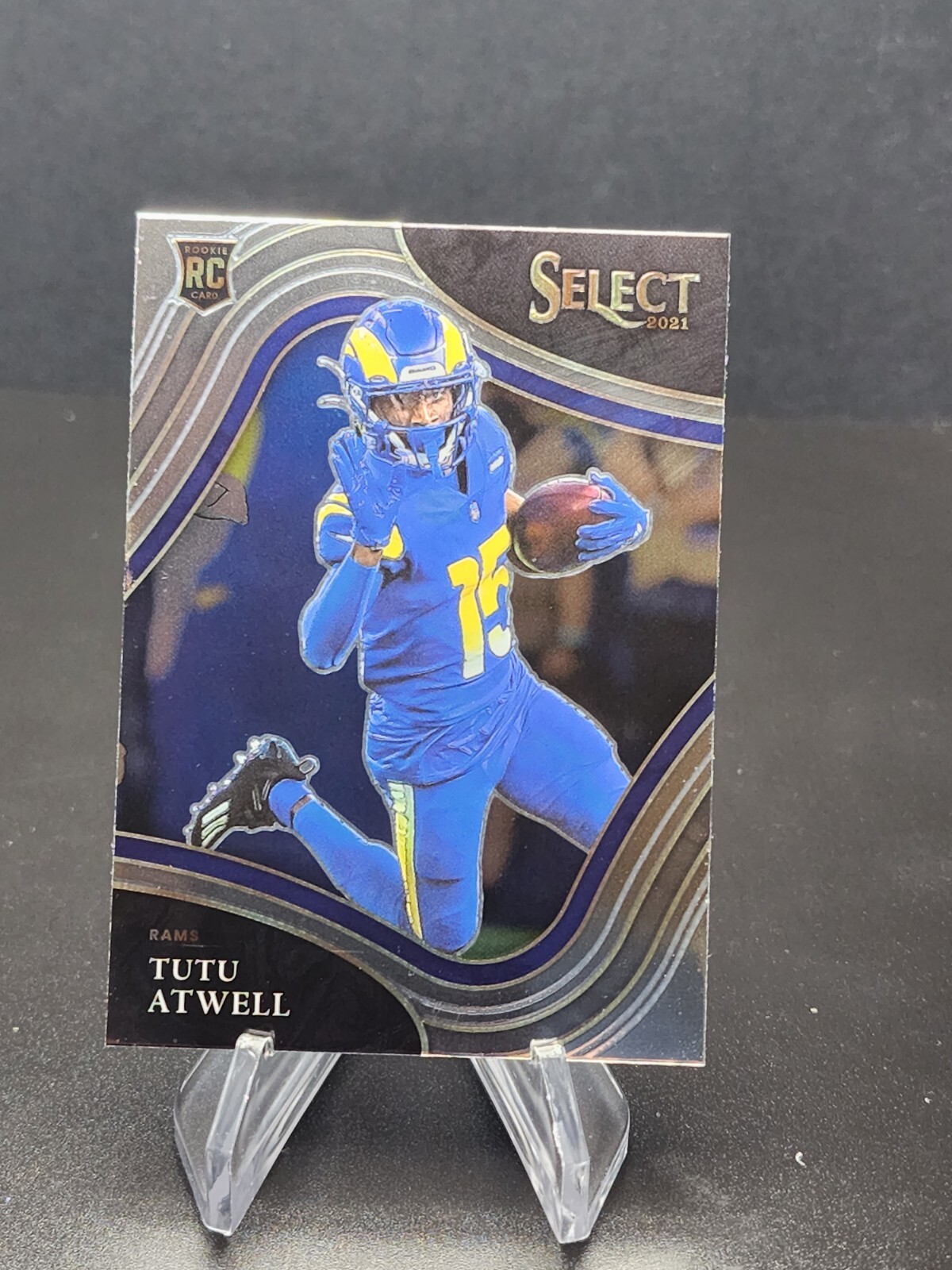 2021 Select Football TUTU ATWELL Field Level RC Rookie #361 Los Angeles Rams