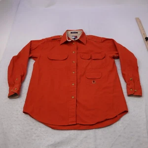 Tommy Hilfiger Shirt Boys 4 Oxford Button Up Long Sleeve Orange - Bild 1 von 9