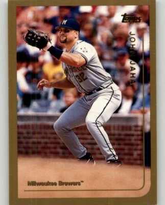 1999 Topps John Jaha #307 Milwaukee Brewers - Image 1 of 2