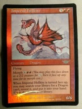 FOIL Legions 1x Imperial Hellkite Ex Excellent MTG red dragon very rare