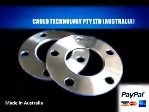 Wheel Slip On Spacers 6 mm 5x114.3 70.5 mm Hub Centric 2 Pcs for Ford BA BF XR6 - Picture 1 of 1