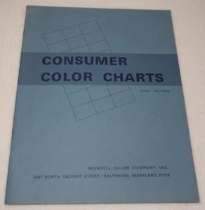 Consumer Color Charts First Edition 1964 Munsell Company Baltimore Publication - Picture 1 of 12