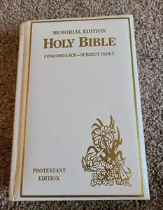 1976 Holy Bible Memorial Protestant Edition Concordance-Subject Index     - Bild 1 von 9