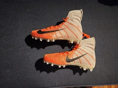 Nike Vapor Untouchable 3 Elite Cleats Men's sz 11.5 Wht/ORG Cleats AO3006-118 - Image 1 of 3