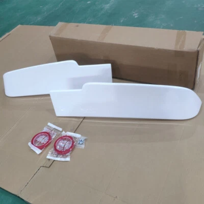 FOR VW TRANSPORTER T5 T5.1 T6 REAR TWIN BARN DOOR ROOF LIP SPOILER PAINTED WHITE
