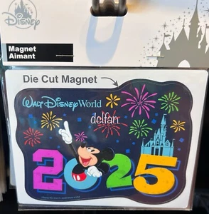2025 Walt Disney World Parks Mickey Mouse Castle Fireworks Car Magnet NEW - Picture 1 of 1