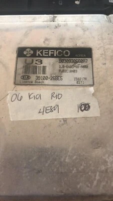 39100-26BE5 Kia Rio 2006 ecm ecu computer - Image 1 of 2