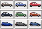 FRIDGE MAGNET - FORD FIESTA COLLECTION - Large Acrylic, Classic, Car