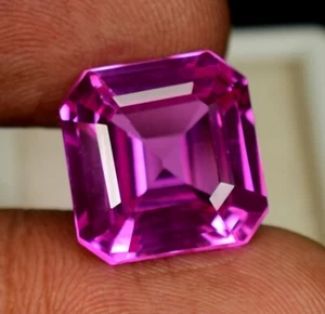 19.10 Ct Natural Pink Ceylon Sapphire Loose Octagon Cut Gemstone GIE Certified - Picture 1 of 5