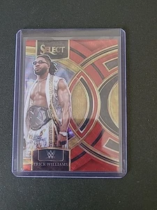 2024 Panini Select WWE Premier Level Trick Williams #108 Red Wave Prizm /99 - Picture 1 of 6