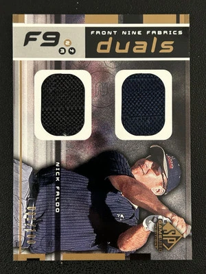 2003 SP Game Used Edition Front Nine Fabrics Duals /100 Nick Faldo #F9-NF - Image 1 of 2