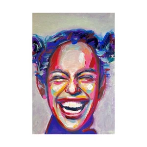 ORIGINAL Acryl Bild Gemälde Frau moderne Malerei abstrakt Unikat handgemalt - Bild 1 von 7