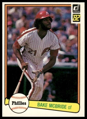 1982 Donruss #497 Bake McBride Philadelphia Phillies - Image 1 of 2