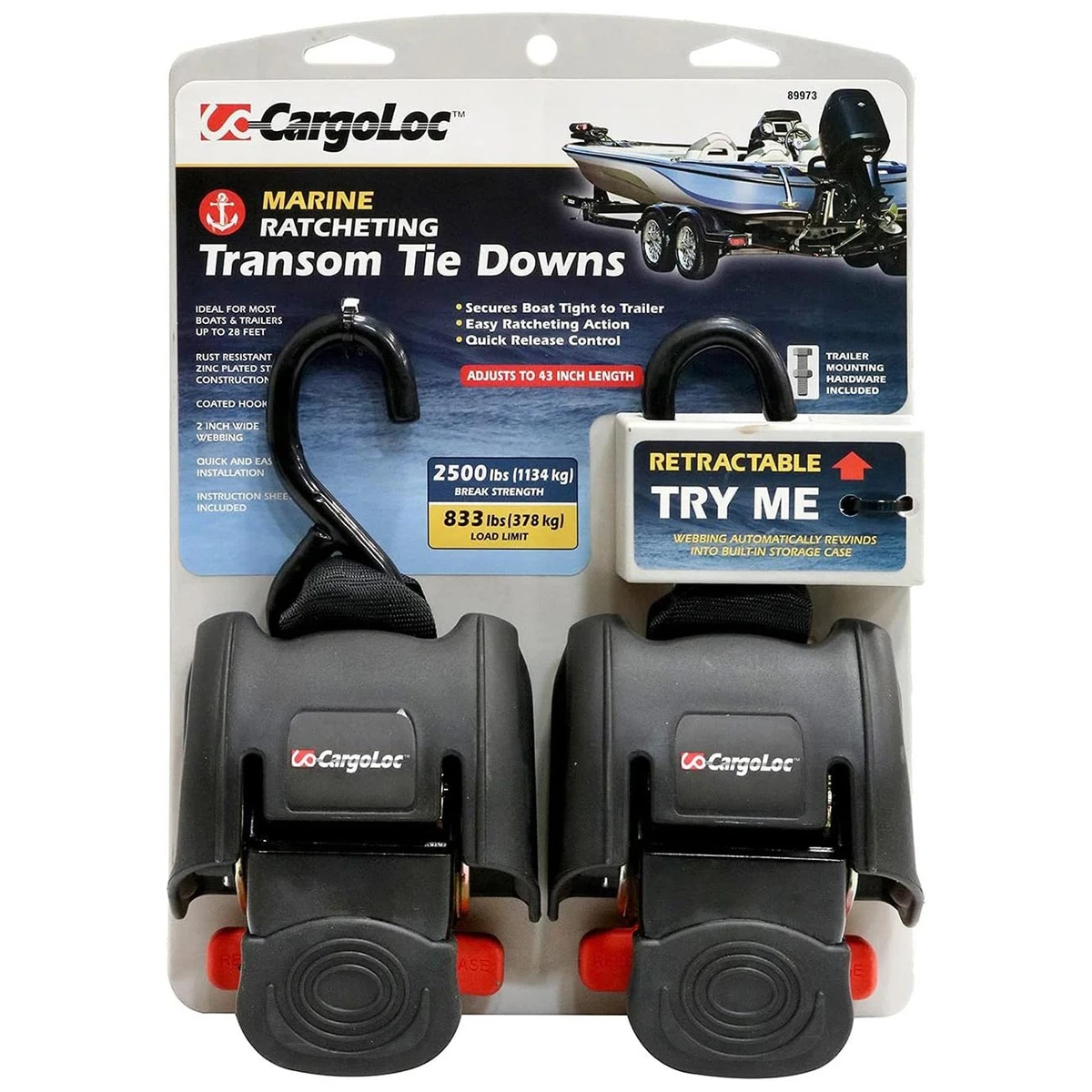 Correa Para Cesta De Remolque Con Ganchos A Presión Retorcidos - DC Cargo