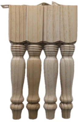 Patas de mesa de pino de campo Waddell 15-1/4" x 2-1/4" 38,7 cm x 5,7 cm [68] Foto 1 de 4