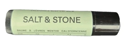 SALT AND STONE Salt & Stone California Mint Lip Balm 4.3g Natural Hydrating Formula & New