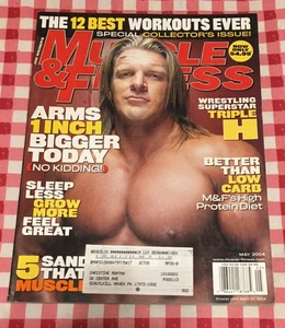 MAY 2004 MUSCLE & FITNESS vintage bodybuilding magazine TRIPLE H - WWE / WWF - Picture 1 of 1