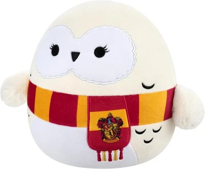 Squishmallows Harry Potter 10 Inch Hedwig with Scarf Soft Cute Plush Toy - Image 1 of 3