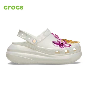 NEW CROCS Crush Pearlized Florals Clog 211629 WHITE - Picture 1 of 5