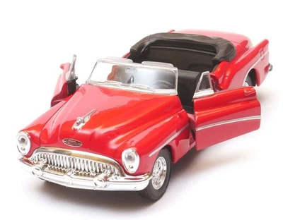 1953 Buick Skylark американский автомобиль модель игрушка красный литой масштаб 1:34-1:39 Welly - Изображение 1 из 4