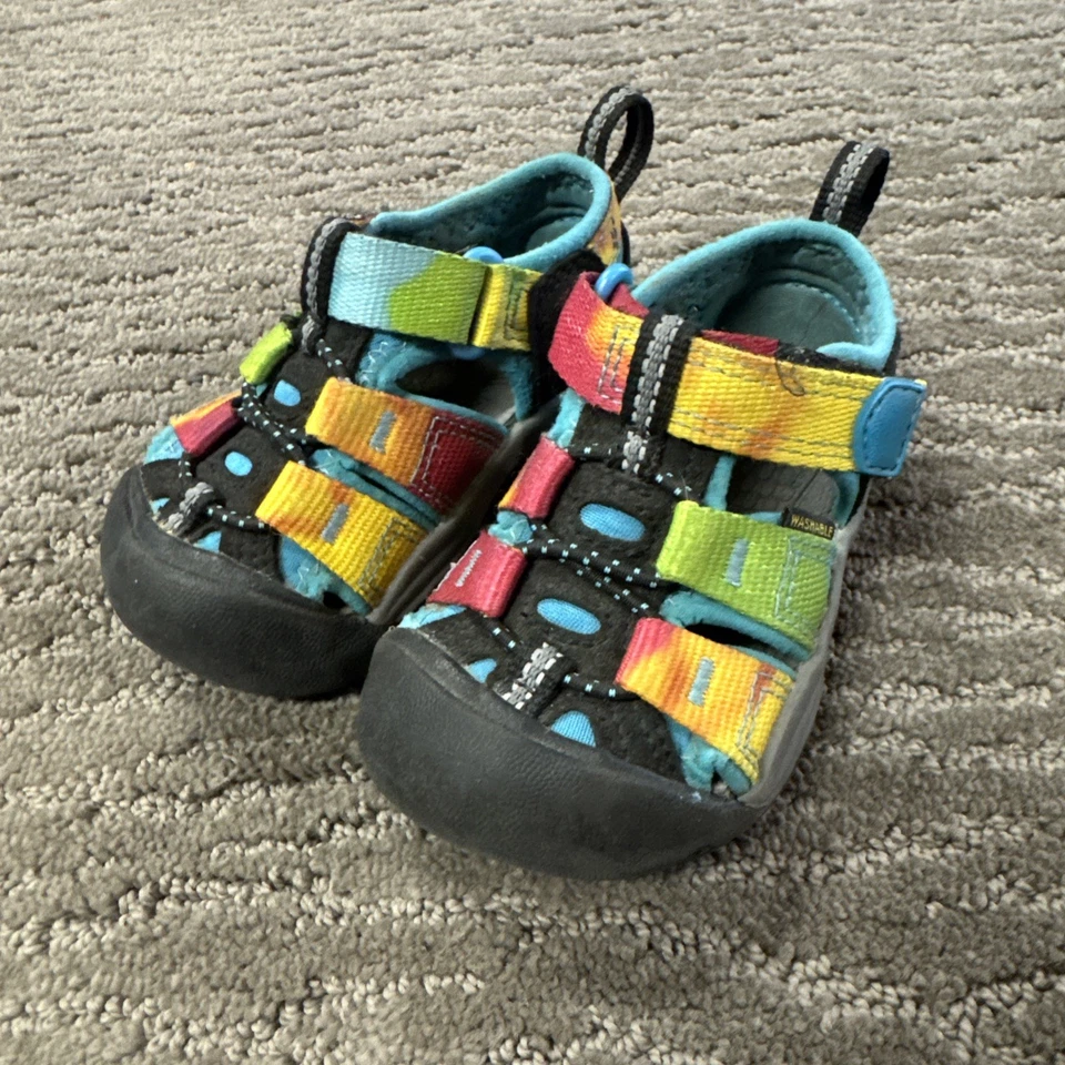 Keen Kids Toddler Rainbow Tie Dye Sandals Water Shoes Size USA 4 Foto 1 de 1