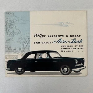 Willys Aero Lark Auto Verkaufsprospekt Katalog Oldtimer Werbung Willys Overland - Bild 1 von 5