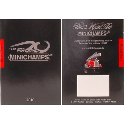 Catalogo Minichamps 2010 Auto Stradali 1 43 formato A6 Pag.67
