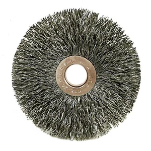 Weiler 15573 3 Zoll kleiner Durchmesser gecrimptes Drahtrad, 0,014 Zoll Stahlfüllung, 1/2 Zoll - 3/8 - Bild 1 von 1