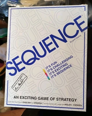 1999 SEQUENCE Board Game of Strategy Complete & in Excellent Condition  - Image 1 of 4