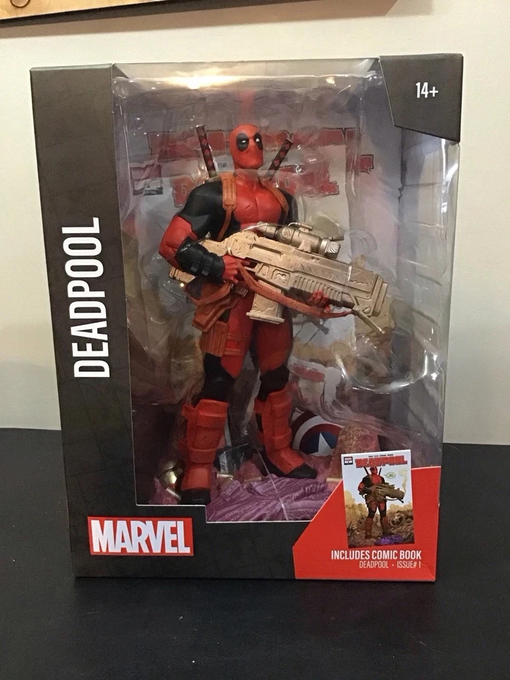 Figura posada McFarlane Toys Marvel Comics Deadpool #1 escala 1:6 Foto 1 de 4