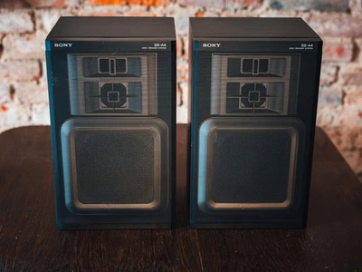 Sony SS-A4 Altoparlante HiFi Stereo Vintage 2 Vie Speaker System Nero - Immagine 1 di 4
