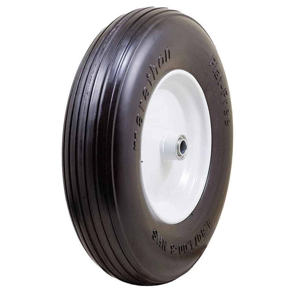 Roda MARASTAR 00063 FlatFree, 15 1/2", 500 lb, 4,80/4,00-8 46G097 - Imagem 1 de 1