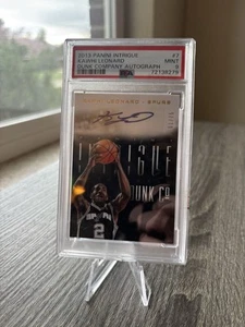 2012-13 Kawhi Leonard Panini Intrigue - Rookie Signatures /75 PSA 9 Pop 1 - Picture 1 of 5