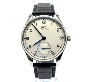IWC Portugieser Automatik Uhr Glasboden 40,4mm Ref.: IW358304 + Goldflori Box - Bild 1 von 6
