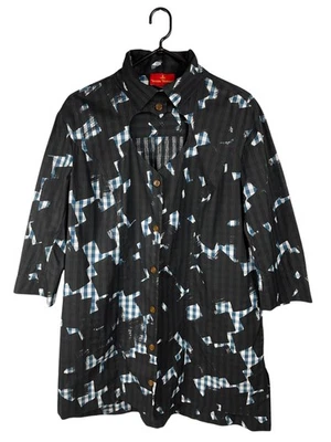 Vivienne Westwood сердце воротник платье чек рубашка авангард женщин размер M - Изображение 1 из 4