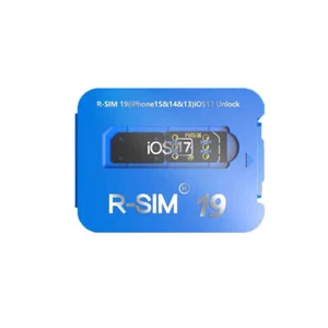 Carte SIM à débloquer R-SIM 19 NEUVE QPE stable IOS17 pour iPhone 15 14 Pro MAX 13/Pro 12 - Photo 1 sur 10