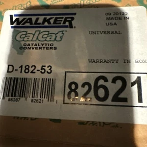 Convertidor catalítico universal Walker CalCat CARB 82621 2,25" entrada (ID) 2,25" - Imagen 1 de 1