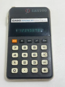 Vintage Casio M1 Personal Electronic Taschenrechner getestet funktioniert - Bild 1 von 6
