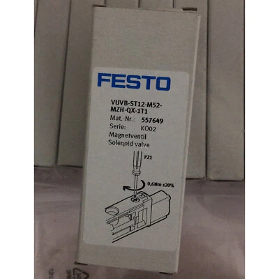 one new festo solenoid valve VUVB-ST12-M52-MZH-QX-1T1 557649 Quality assurance - Image 1 of 3