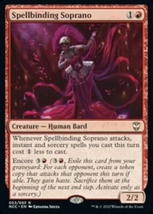 [4x] Spellbinding Soprano Near Mint, English New Capenna Commander MTG Magic - Picture 1 of 1