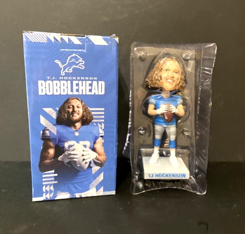 Detroit Lions Bobblehead T. J Hockenson #88 New In Box Cover