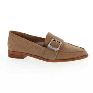 NUEVO Vince Camuto Mujeres Cenkanda Cocodrilo Repujado Mocasín Plano Zapatos sin cordones talla 7M - Imagen 1 de 10