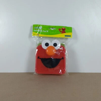 Улица Сезам - Elmo - [Sandwich Sav'R] - коробка для сэндвичей/чехол для закусок - [NIB] - Изображение 1 из 2