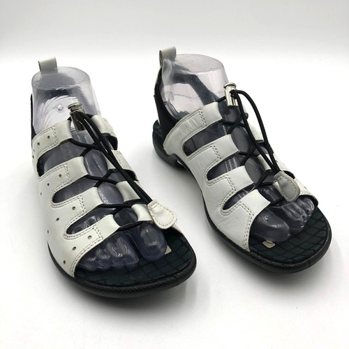 Ecco Sandali Bluma Toggle Gladiatore Donna Taglia 6 5 Pelle Bianca