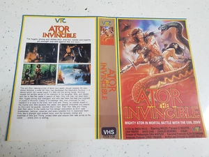 Ator the Invincible VHS Video Sleeve - Large Box - VTC Pre Cert - Imagen 1 de 1